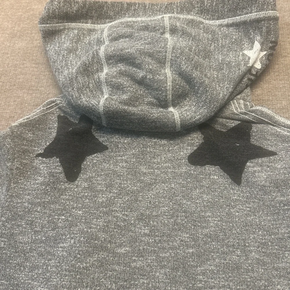 True Religion Heather Gray Knit Hoodie 0402